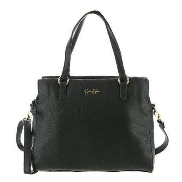 Jessica Simpson 11JS960RO-MT Medium Meteorite Bethany Satchel $98 - Picture 1 of 3